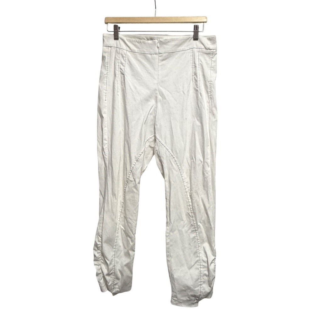 Porto San Francisco White Cropped Pants Trousers Lagenlook Size 3